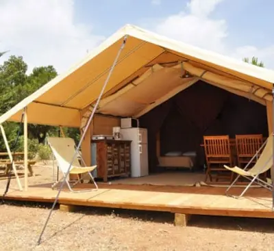 Camping Le Fun : Tente Lodge