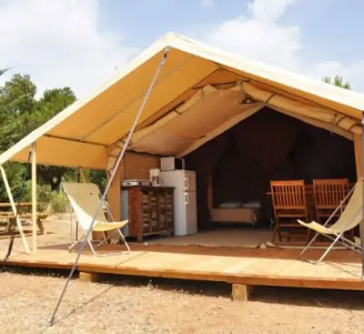 Camping Le Fun : Tente Lodge Port Leucate