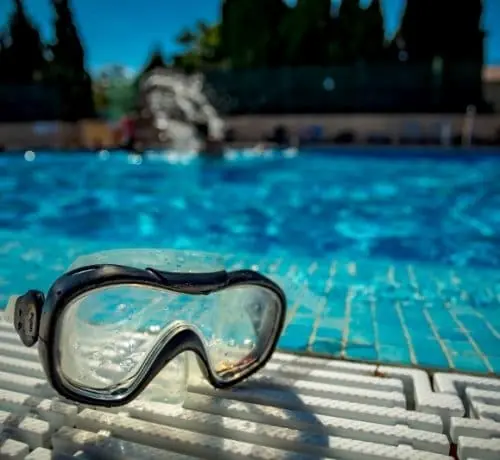 Swimming pool at Le Fun campsite near Leucate